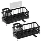 Iron Sink Drain Rack No Punching Storage Rack New Cleaner Tool Storage Kitchen