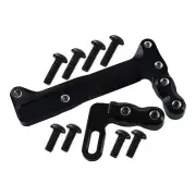 GPM Aluminum Adjustable Servo Mount Black for All 1/14 Tamiya Trucks Series