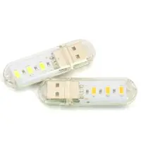 在飛比找ETMall東森購物網優惠-USB燈 電腦臺燈 電源強光USB燈 小夜燈 高亮LED燈