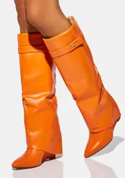 [AZALEA WANG] Juicy Stuck On You Wedge Boots