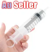100ML Reusable Plastic Syringe Big Large Hydroponics Nutrient Measuring Tool New