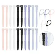 Reusable Cable Ties Silicone Zip Ties Wire Management Elastic Cable Organizer