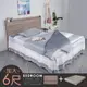 YoStyle 樹理日式床組-雙人加大6尺(灰茶棕色) 床頭片 床台 專人配送