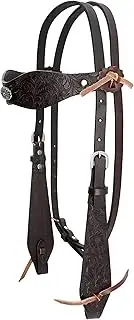 Jeereal Premium Heavyweight Oil-Tanned Leather Western Horse Bridle Headstall – Handcrafted for Ranch Work, Trail Riding & Training
