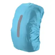 55-65L Waterproof Backpack Rain Cover Non-Slip Backpack Cover L Light Blue