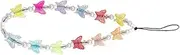 ZUNOXAZ Butterfly Lanyard Lost Wrist Strap for Mobile Phones Id Cards and Cameras Lightweight Decorative Accessory for Daily Use and Gifting