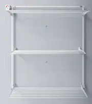 Foxydry Tower: Multi-Level Drying Rack – Vertical, Space-Saving, and Efficient Tower 128 cm Left White (Limited Edition)