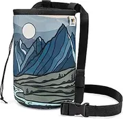 OSO Supply - Climbing Chalk Bag for Adults and Kids, Drawstring Closure, Adjustable Waist Belt, Indoor/Outdoor Training, Rock Climbing, Bouldering, Weightlifting