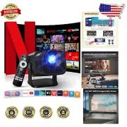 Native 1080P Bluetooth Projector with Netflix | Stunning 4K Visuals & HiFi Audio