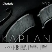 D'Addario Kaplan Vivo Viola D String, Long Scale, Heavy Tension