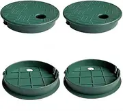 4 Pack Valve Box Cover Lid 6” Round Sprinkler System Irrigation Sprinkler Valve Box Cover