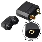 Metal and Plastic XT90HM Charging Port Plug with DC 500V Withstand Voltage