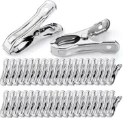 36 Pcs Garden Clips, Greenhouse Clamps, Stainless Steel Greenhouse Clips for Net