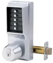 Kaba Ilco 1041 2-3/4" Backset Combination Entry Mechanical - Chrome