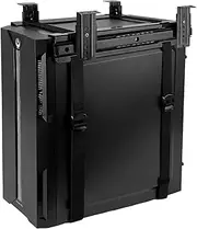 Under Desk PC Tower Mount with Slide, Adjustable Strap Computer Case CPU Holder Bracket with Anti-Scratch Sponge