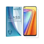 2 Pack MEZON Realme 7 Pro Clear Tempered Glass Screen Protectors