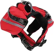 JUMPLAWN Pet Dog Sports Backpack Portable Outdoor Hound Pack for Hiking and Camping Design Breathable