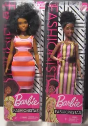 Barbie Fashionista Dolls #135 #105 African American MIB