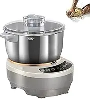 Split Design Dough Mixer, 5L 7L Stainless Steel Dough Kneading Machine with Ferment Function, Microcomputer Timing, Non Stick, 200W Electric Dough Maker for Kitchen Baking, Toast(5l)