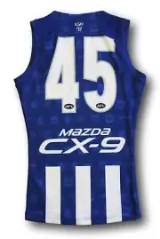 2019 North Melbourne Player Issue Home Football Jumper Guernsey Size M