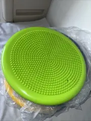 Inflated Wobble Cushion with Hand Pump, Air Stability Board (all Colors.