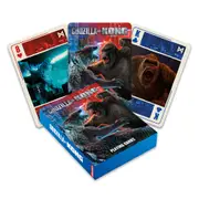 Aquarius Godzilla vs Kong Playing Cards Family Poker Fun Gaming Standard Deck