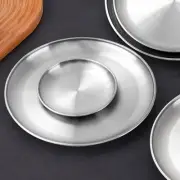 2pcs Round Stainless Steel For Camping Tableware for Kitchen and Outdoors