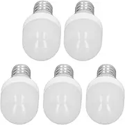 E12 Light Bulbs, Soft Light Bulbs 5pcs AC220V E12 Wire for Ceiling Fan Lamp (Warm Light)