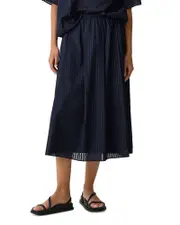 Theory Pleated Midi Skirt