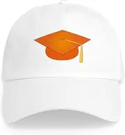 [CafePress] Orange Graduation Cap Cap Adjustable Baseball