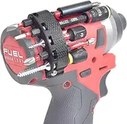 [DIY Rabbit] M12 Bit Holder for Milwaukee Fuel Impact Surge Drivers. Magnetic 1/4 Hex Drill Bits Organizer for M12 Fuel 2551 & 2553-20, Packout Tool Holder Accessories