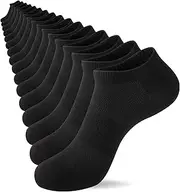 [Eallco] Womens Ankle Socks Cotton Running Thin Tennis Casual Socks 8 Pairs