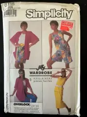 8115 Simplicity SEWING Pattern 1980s Pull-On SKIRT PANTS SHORTS JACKET TOP 14-20