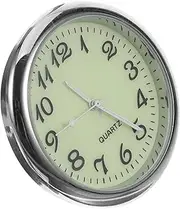 Gatuida Car Clock Dash Retro Car Mini Clock Wall Clocks Mini Round Clock Car Stick on Clock Small Digital Battery Operated Auto Clock Small Tiny Clock Small Clock Small Digital Clock Metal