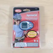 Bell SpinFit Bicycle Speedometer 107858 Blue Speed Distance Time Calorie Count