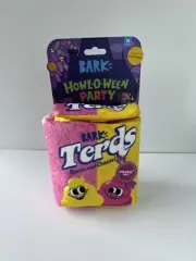 Bark Howl-O-Ween Party Terds Candy Dog Toy M Crinkle Squeak NWT Barkbox