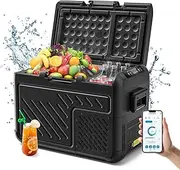 Portable Refrigerator Fridge Freezer, Dual Zone Car Refrigerator with APP Control, -8℉-68℉ Electric Cooler Car Fridge, LCD Display, for Car & Home Use 19Qt