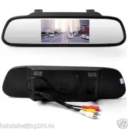 Auto Car Reverse Parking Camera Rearview Mirror TFT Color LCD Display Monitor