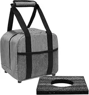 Single Ball Bowling Tote Bag - 1 Ball Bowling Bag with Padded Ball Holder, Bowling Ball Pouch | Bowling Accessories, Tote Bag with Mesh Pocket, Holds Single Bowling Ball and Small Accessories