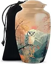 Owl Urns for Human Ashes Adult Female - Urn for Ashes for Women - Ash Holders for Human Ashes - 10 Inch - Cremation Urns for Male