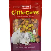 Peters Rabbit & Guinea Pig Little Gems Treats 120g
