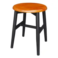 在飛比找momo購物網優惠-【LOVOS 鐵作坊】工業風實木圓凳(餐椅.椅凳)