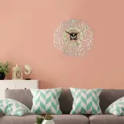 Wall Clock Mirror Surface Decor Living Room Bedroom Indoor Clock Noiseless