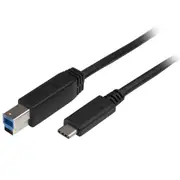 StarTech USB315CB2M USB cable 2 m USB 3.2 Gen 1 (3.1 Gen 1) USB C USB B Black