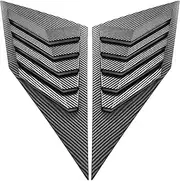 Window Louver Compatible for CHANGAN UNI-T Quarter Side Scoop Cover Vent Carbon Paint Spoiler 2020-2023 Decorative Accessories(Carbon Paint)
