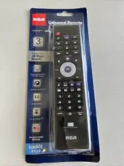 Tv Remote RCA Platinum Pro RCR003RWD Streaming Media 3 Device Universal Remote