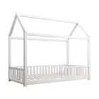 Oikiture Bed Frame Kids Wooden Single House Style