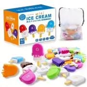 Montessori Mini Alphabet ABC Ice Cream Pops Learning Resorces (NEW)