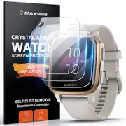 5X Fr Garmin Venu SQ Music Screen Protector Full Cover Hydrogel Film Smart Watch