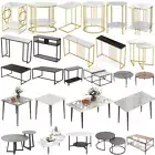 Marble Dinning Table Nesting Coffee Table Side End Table Accent Console Table